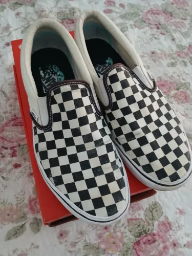 Tênis Vans Slip On confycush 42 xadrez