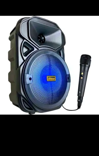 Caixa de som Bluetooth com microfone