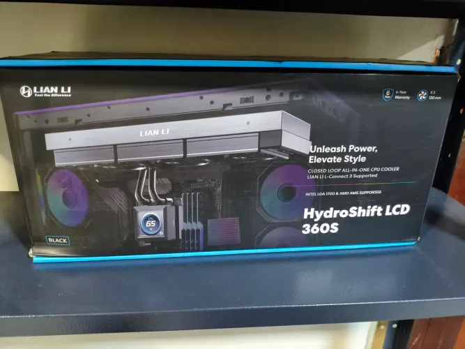 Lian Li HydroShift LCD 360mm - Estado de Novo, Nota Fiscal e Caixa Original