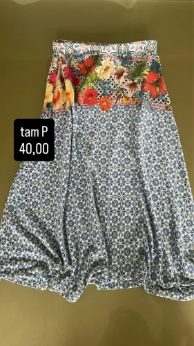 saia estampada