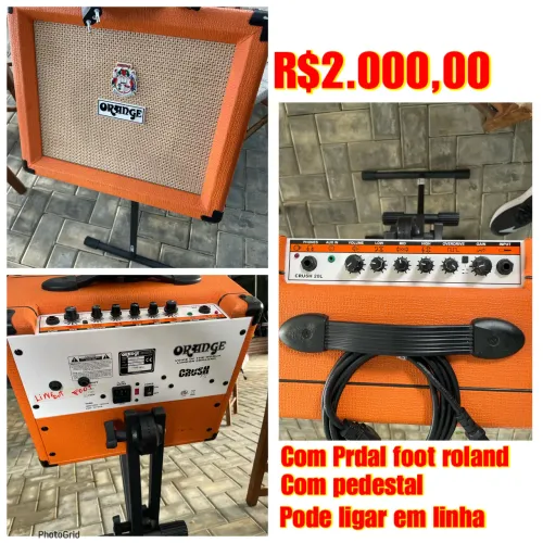 Cubo amplificador ORANGE pra Guitarra 