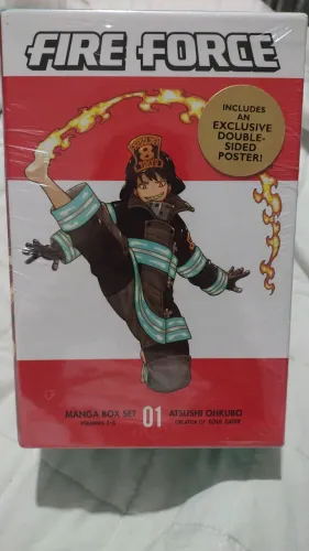 FIRE FORCE MANGA BOX 1 E BOX 2 LACRADOS 