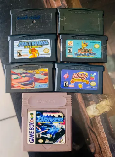 7 Cartuchos para Gameboy