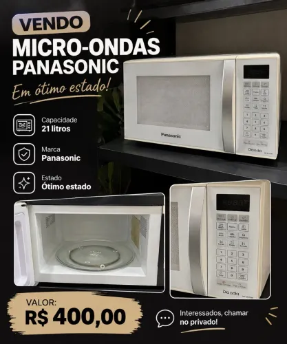 Vendo microondas 21 litros