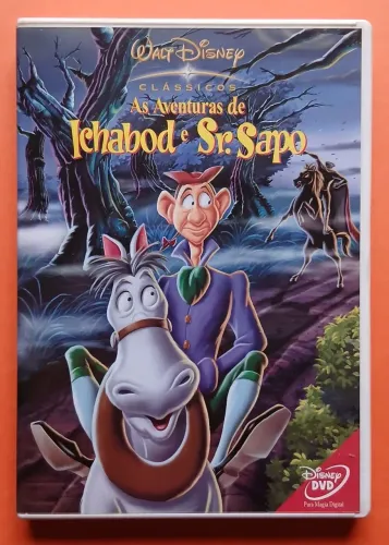 Dvd As Aventuras de Ichabod e Sr. Sapo (Encarte Interno) Walt Disney