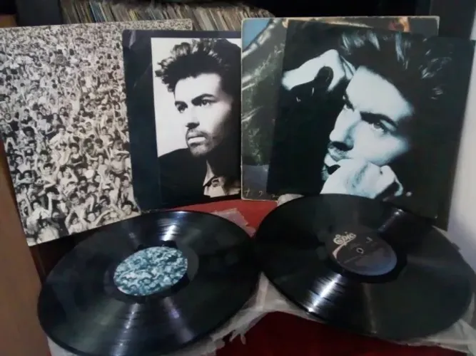 George Michael LPs dois Faith e Listen without prejudice disco de vinil