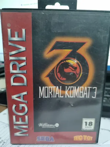 Mortal Kombat 3 Mega Drive Sega TecToy Original Com Caixa