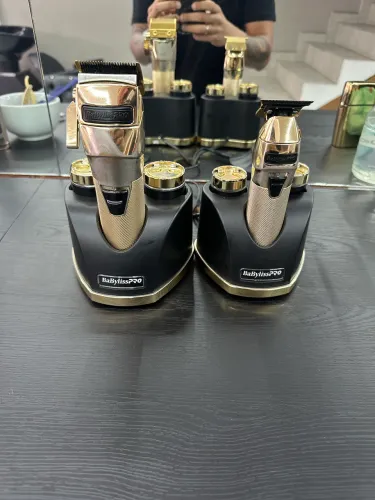 Kit Babyliss Snap Fx Maquina Corte Acabamento Fx02 Gold