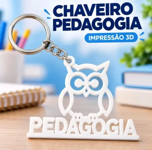 Kit chaveiro Pegadogia 