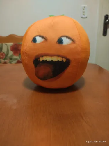 Pelúcia laranja engraçada / Annoying Orange oficial 20cm