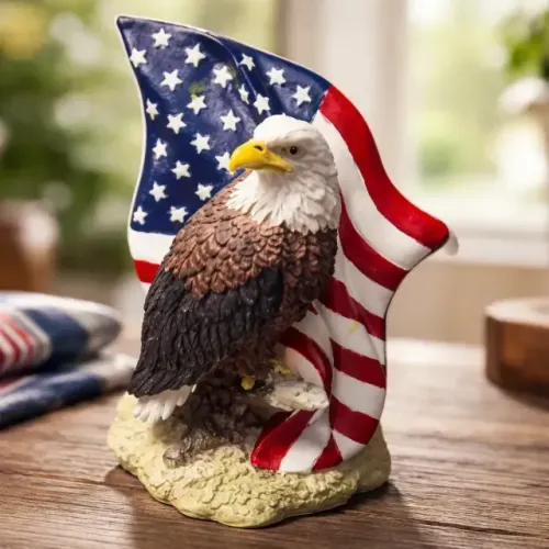 Estatueta. Águia Americana, Batesville Casket. Eua