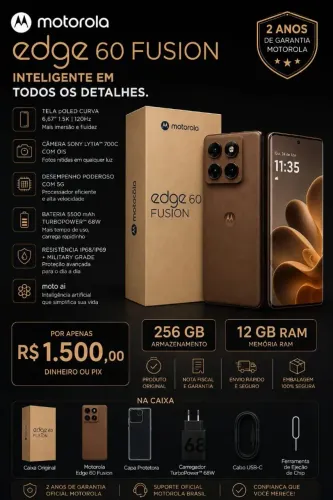 Edge 60 fusion novinho 