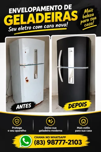 Envelopamento de geladeira