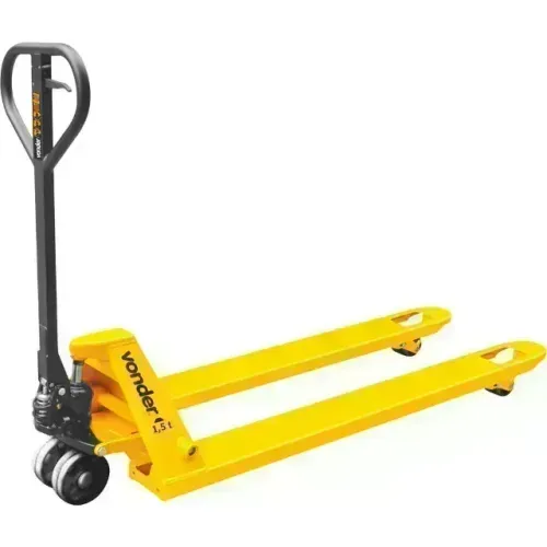 Paleteira hidráulica, 1,5 tonelada (1,5 tf), 1.150 mm x 685 mm, roda simples de nylon