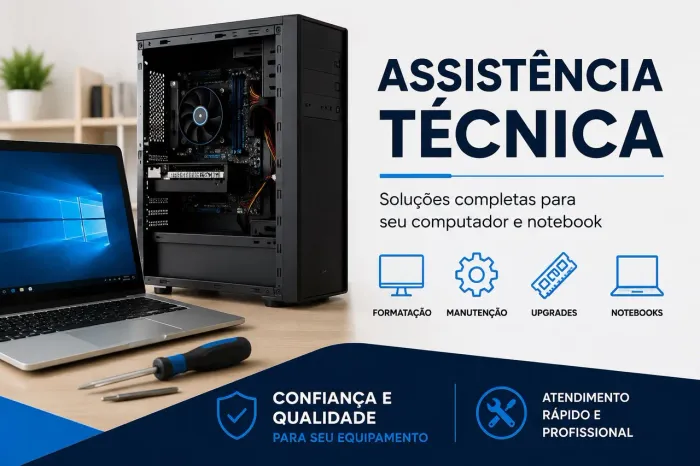 Assistência Técnica de Computadores e Notebooks