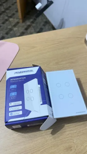Interruptor 4x2 Smart Wifi Inteligente Nova Digital 4 Botões Lite