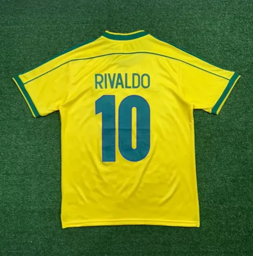 Camisa Seleção Brasileira 1998 (Personalização do Rivaldo)