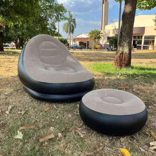 Puff inflável gigante super confortável completo !