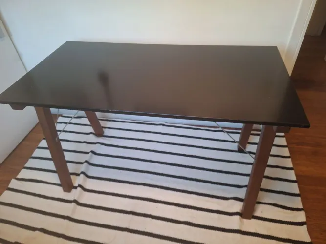Mesa de escritório tok stok em madeira