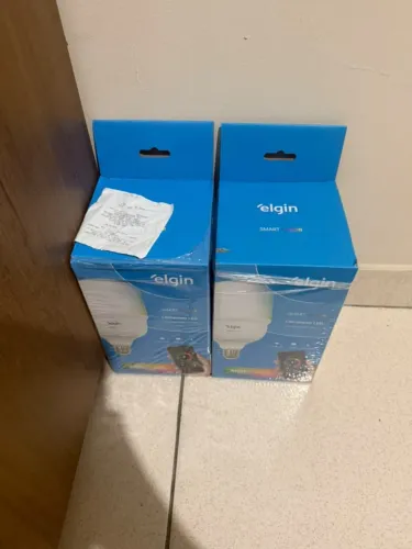 Lampada Led Rgb Bulbo 30w Inteligente Smart Wi-fi Elgin