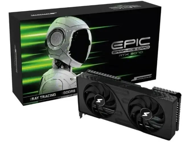 Placa de Vídeo RTX 3070 Superframe 8GB GDDR6 (Ray Tracing & DLSS)
