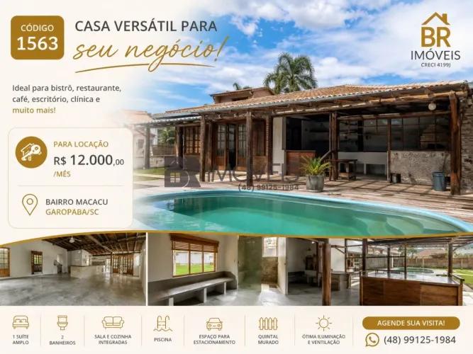 Casa Comercial/Residencial para Locação