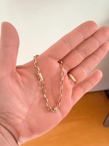 Pulseira cadeado em ouro 18K
