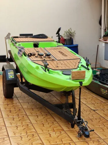 Barco Milha boat com carreta completo