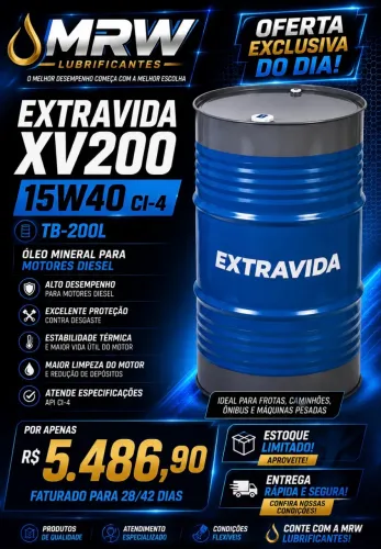 Óleo 15w40 Tambor 200L