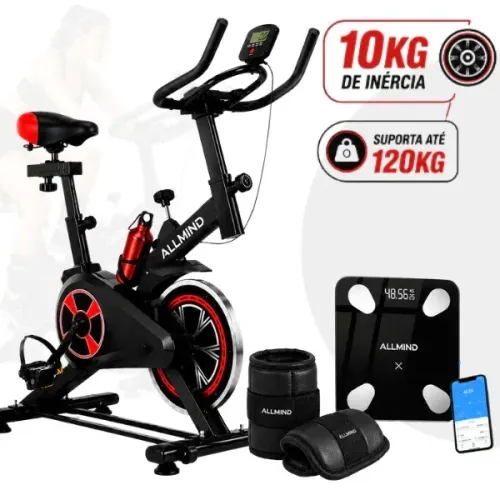 Promoção Bike Spinning Profissional 10kg Achadinho Shopee Link com Desconto