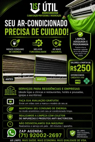 Limpeza ar condicionado 