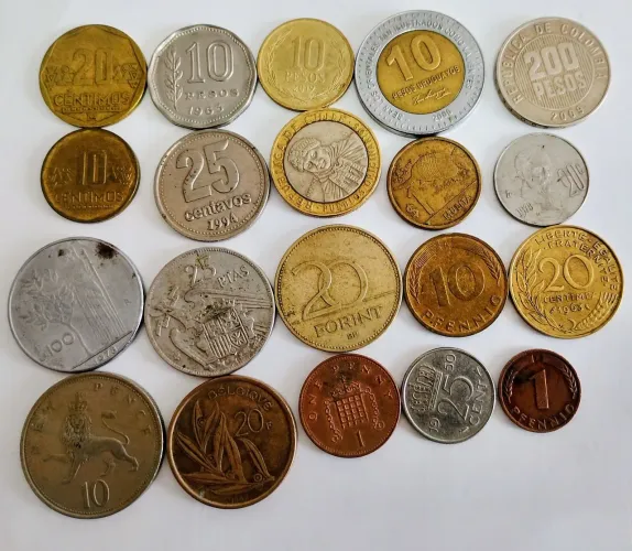 Moedas estrangeiras 
