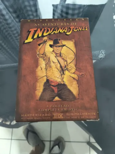 A coleção completa de Indiana Jones em DVD raridade