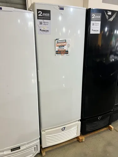 Freezer vertical 569 litros tripla função com 2 anos de garantia 