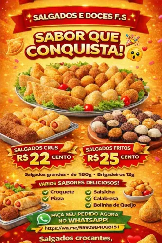 Doces e salgados F.S