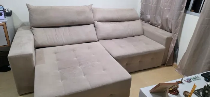 Sofá 4 lugares retratil