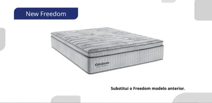 Colchão casal Ortobom New freedom