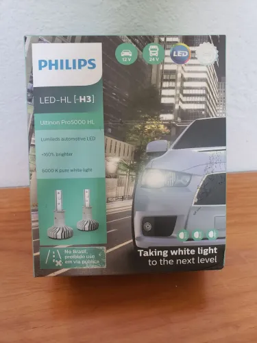 Par de Lâmpadas Philips Ultinon Pro5000 HL LED-HL H3