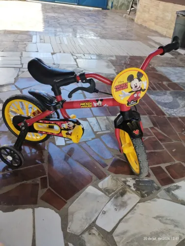 BICICLETA INFANTIL ARO 12 MICKEY MOUSE