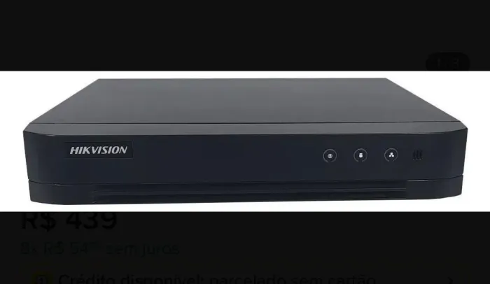 DVR HIKIVISION 1 TB 4 Canais
