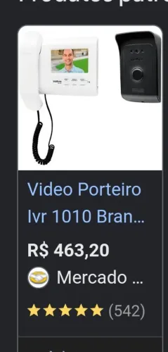Porteiro Eletrônico com Câmera e Monitor