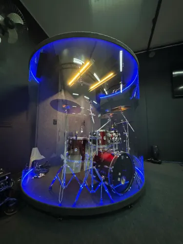 Cabine Acústica de bateria - Aquário