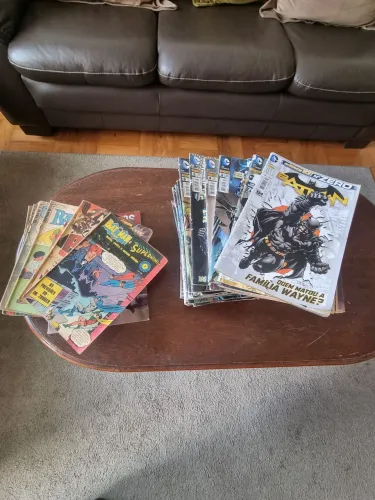 Revistas antigas do Batman e outros artistas 