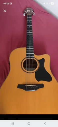 Violão aço Crafter folk Novo 