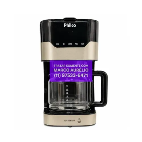 Cafeteira Elétrica Philco Painel Touch Relógio Timer 127V PCFD38CH - R$ 400