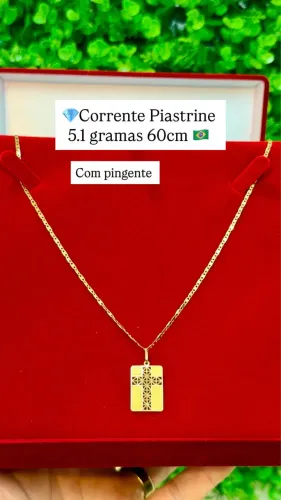 Corrente de ouro 18k 5.1g Nova | Certificado de garantia | Loja física 