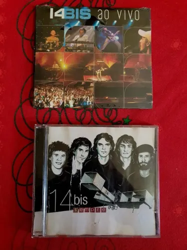 Lote com 2 Cds da banda 14 Bis
