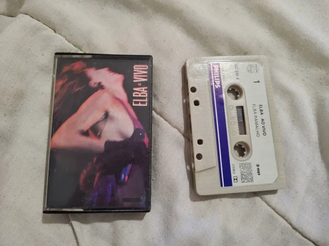Fita Cassete K7 Elba Ramalho Elba Ao Vivo 1990