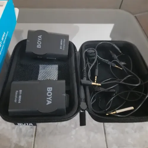 Microfone Lapela Sem Fio Boya BY-WM4 Wireless Original Novo na Caixa