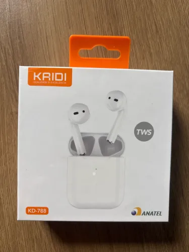 Fone de ouvido Bluetooth Kaidi KD-788 Branco